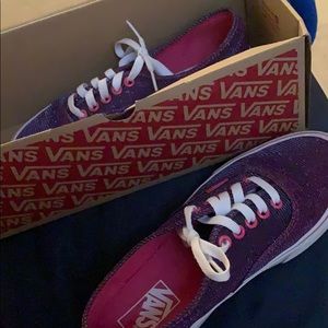 Shimmer Magenta vans
